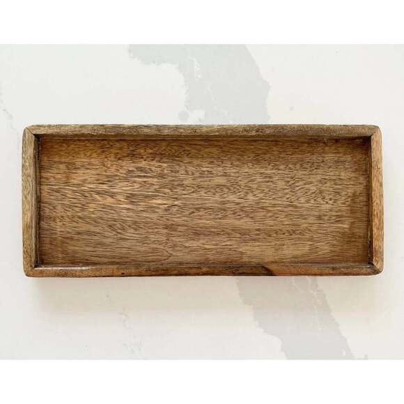 Rectangle Mango Wood Tray - Picture 2 of 4